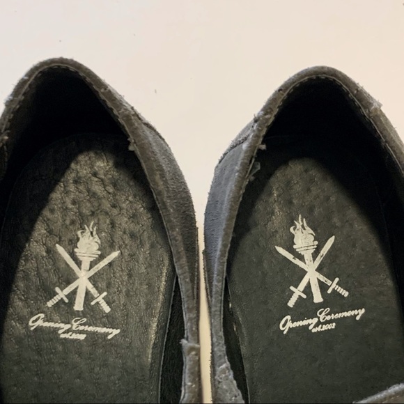 Opening Ceremony Gray Suede Oxfords - Picture 7 of 8